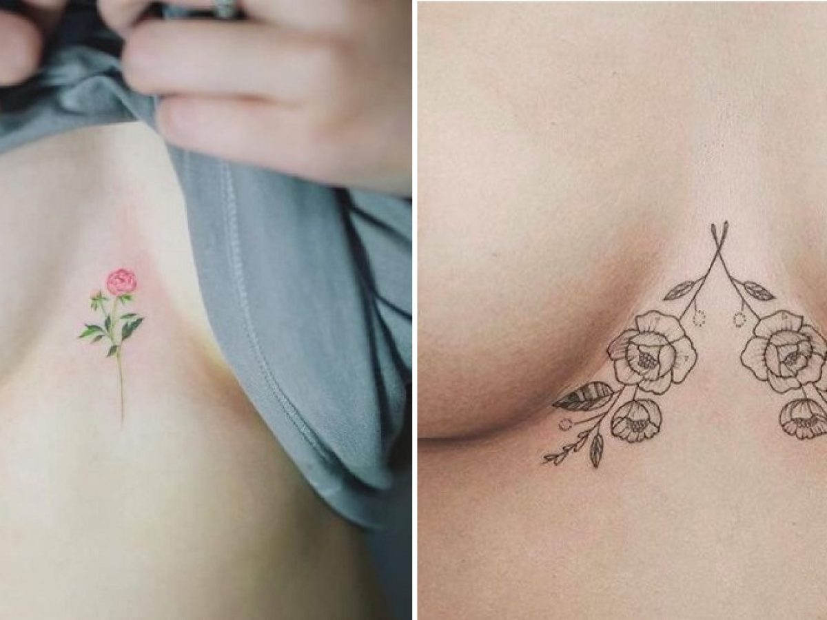 Flores, joias e mandalas geométricas: ideias lindas para quem quer tatuar  entre os seios – Vírgula