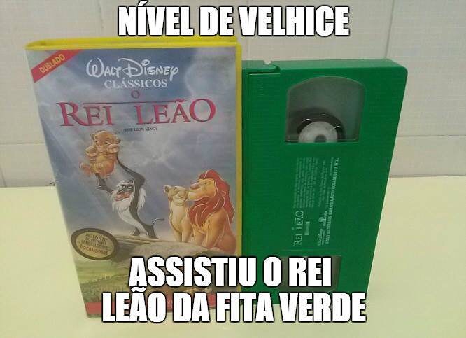 Ainda tinha a fita verde.