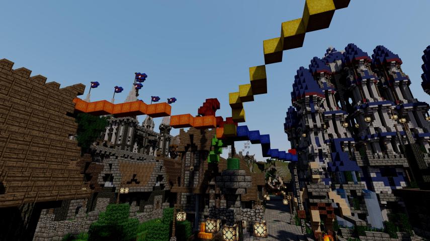 Veja o universo fantástico de jogador no Minecraft