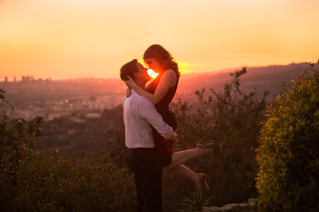 Ellen Wleklinski e Corey Collins viveram alguns dias como Mia e Sebastian neste ensaio cheio de amor em Los Angeles