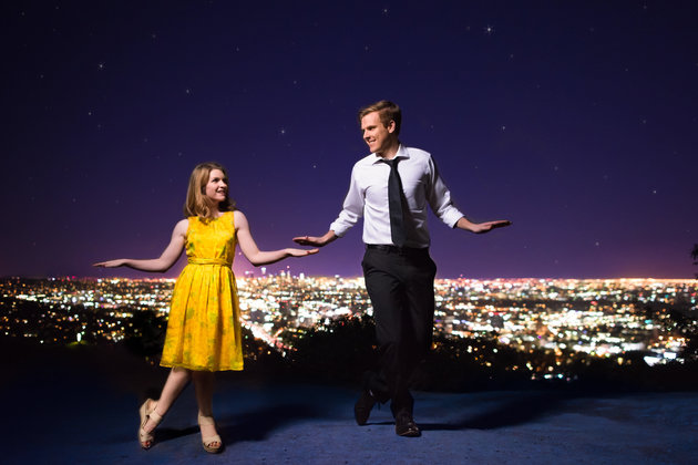 Ellen Wleklinski e Corey Collins viveram alguns dias como Mia e Sebastian neste ensaio cheio de amor em Los Angeles