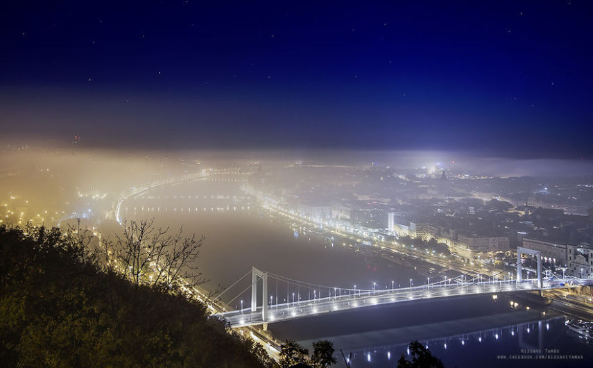 Fotógrafo passou 4 anos registrando fenômeno raro na capital da Hungria 