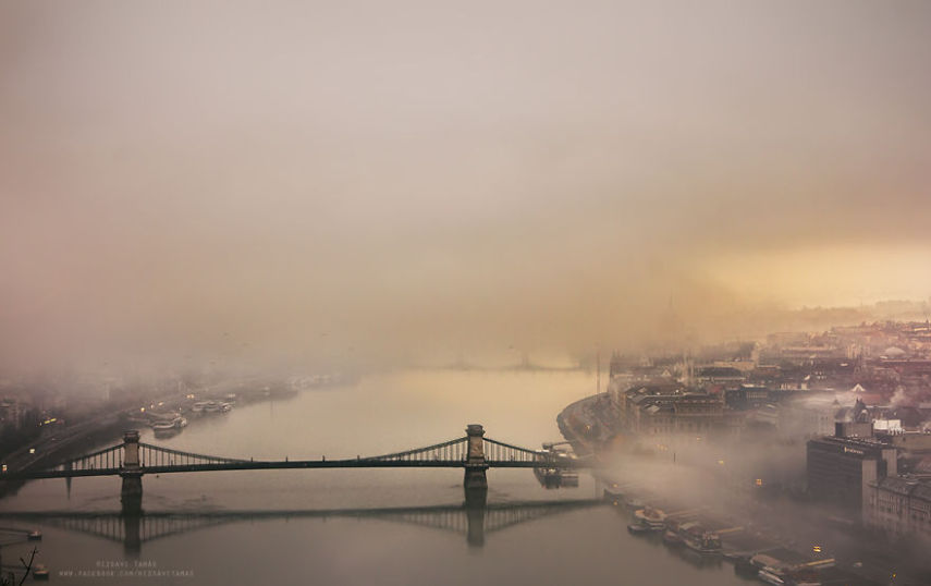 Fotógrafo passou 4 anos registrando fenômeno raro na capital da Hungria 