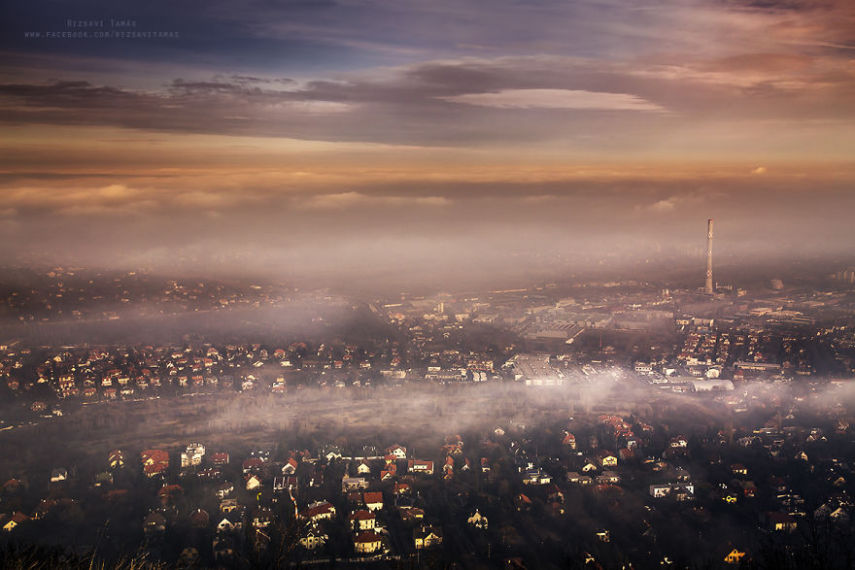 Fotógrafo passou 4 anos registrando fenômeno raro na capital da Hungria 