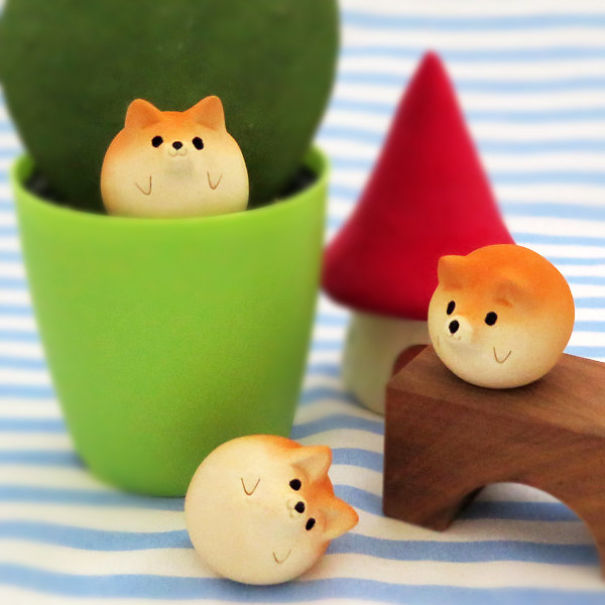 O Shiba Inu fica ainda mais irresistível como parte da decoração da casa. Vasos, pratos, bowls, xícaras e outras coisinhas lindas que fazem a gente abrir um sorrisão na hora!