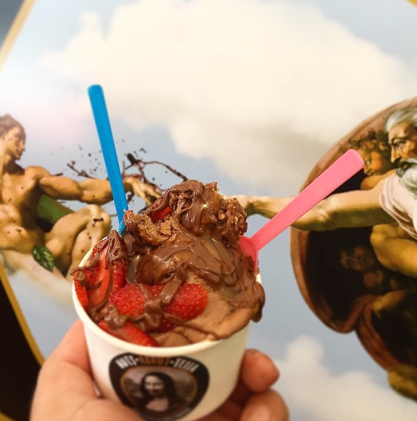 A Nuts About Tella, em Melbourne, é uma doceria especializada em fazer doces que tem como estrela principal o famoso creme de avelã