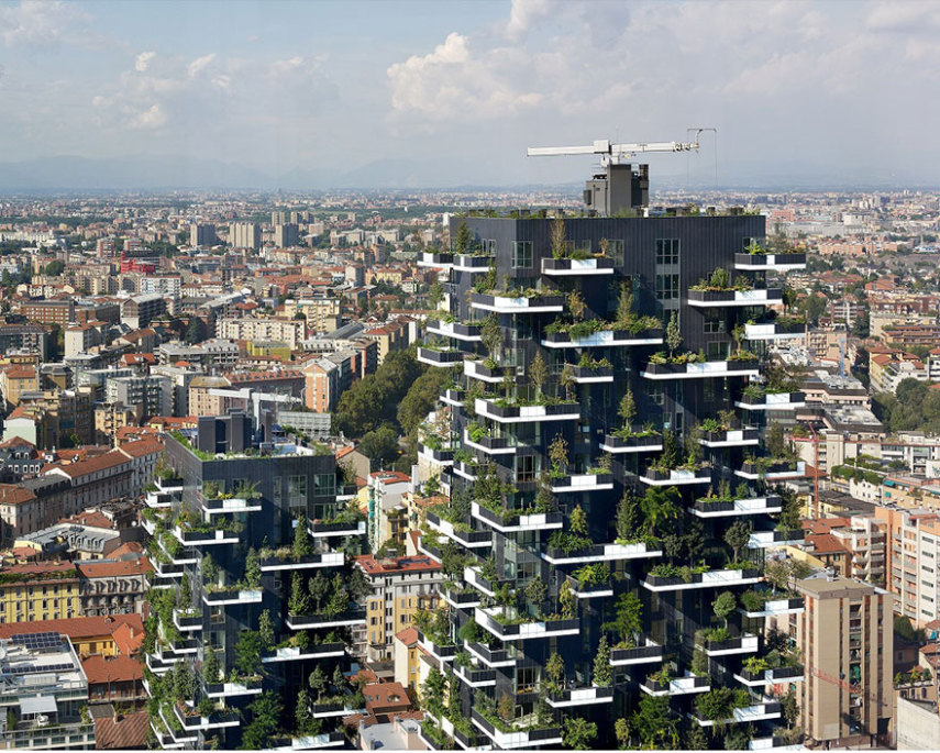Essa não é a primeira floresta vertical que tem o design de Stefano Boeri. Duas já foram construídas em Milão 