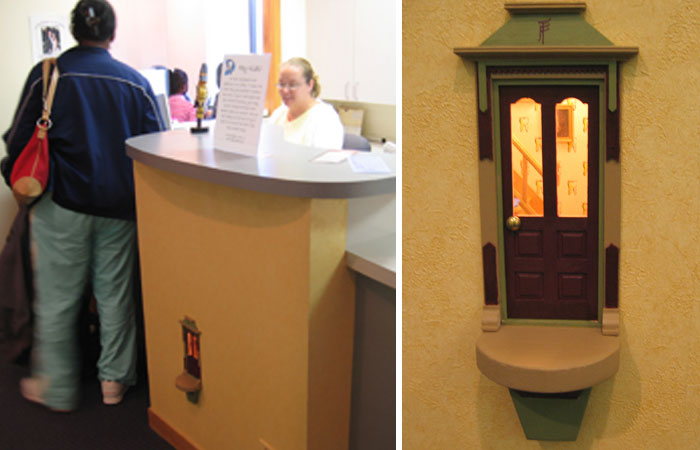 O fenômeno chamado de Fairy Doors (Porta das Fadas) teve sua primeira aparição em 2005, na fachada da cafeteria Sweetwaters Coffee and Tea, em Ann Arbour, em Michigan. Desde então, muitas outras apareceram
