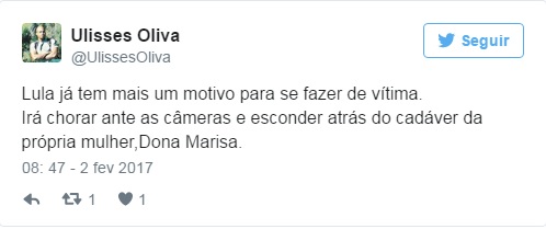 Reações das redes à morte da ex-primeira dama