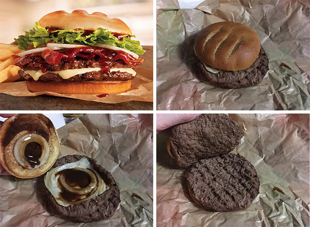 Comidas que se revelaram decepção em relação à expectativa