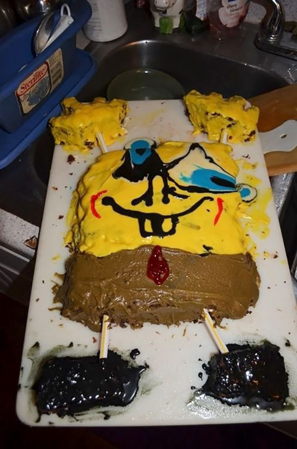 Bob Esponja ficou conceitual, né?