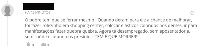 Reações das redes à morte da ex-primeira dama