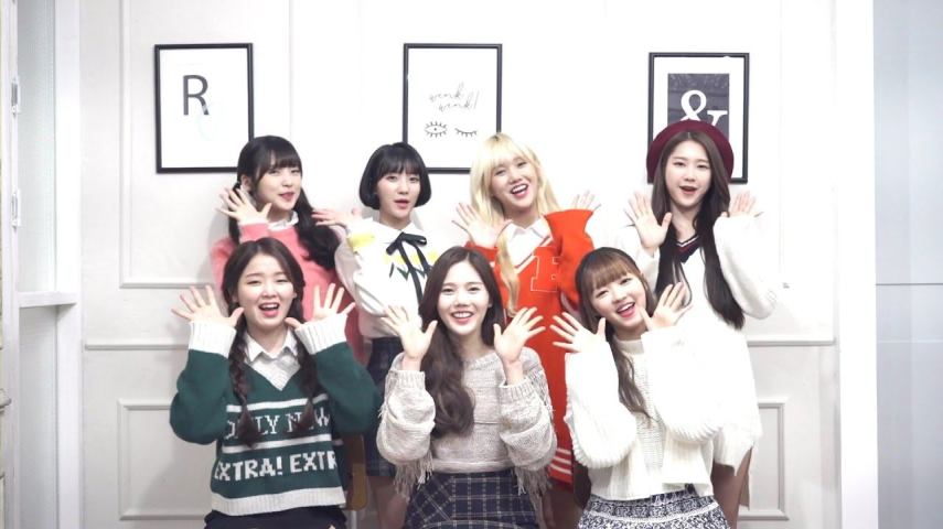 Usada para nomear integrante mais joven de um grupo, Na foto, Oh my Girl