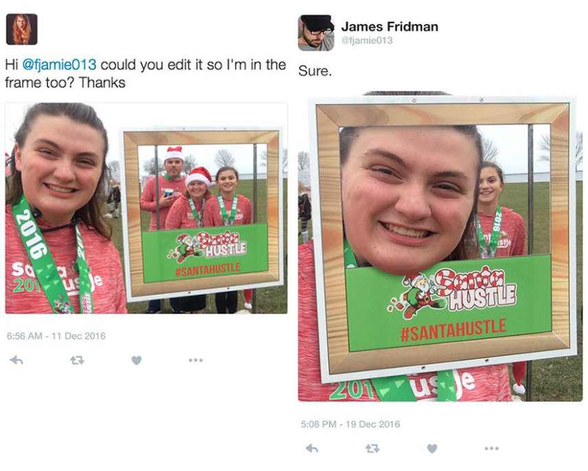 Mago do Photoshop responde de manipulação de foto pelo Twitter