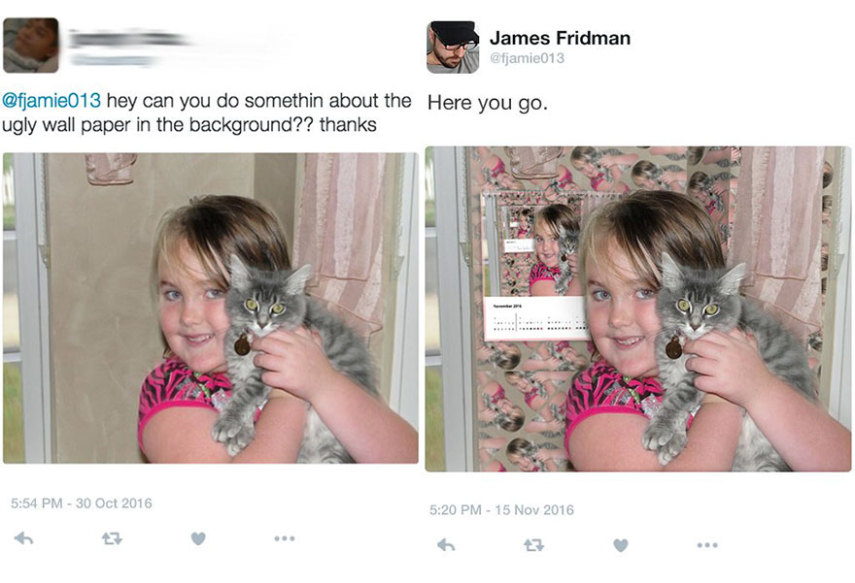 Mago do Photoshop responde de manipulação de foto pelo Twitter