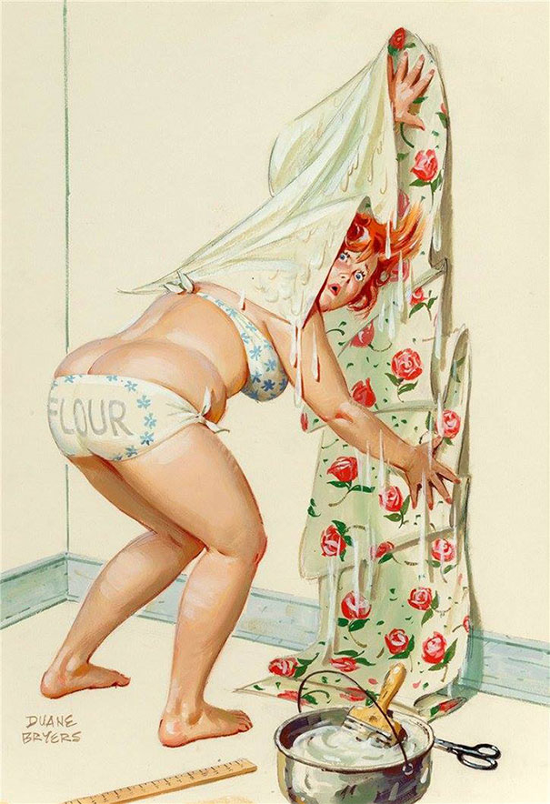 Hilda estampou calendários entre 1950 e 80