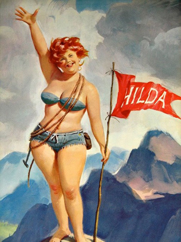 Hilda estampou calendários entre 1950 e 80