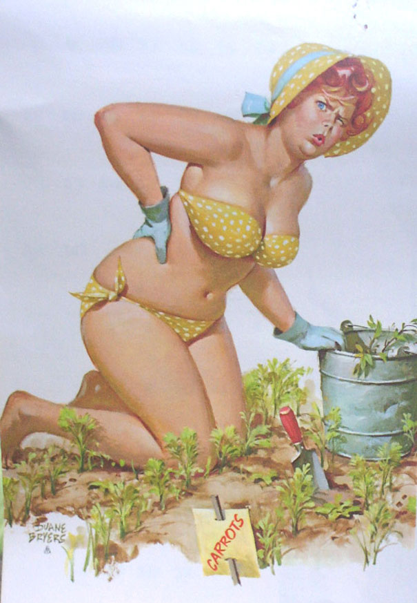 Hilda estampou calendários entre 1950 e 80