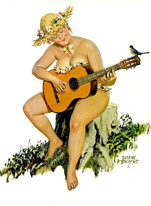 Hilda estampou calendários entre 1950 e 80