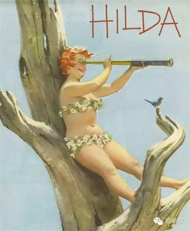 Hilda estampou calendários entre 1950 e 80