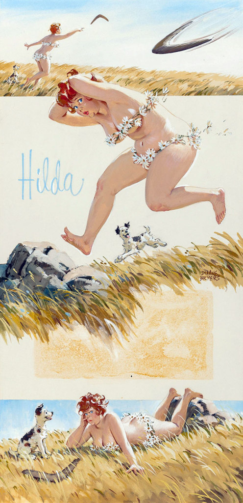 Hilda estampou calendários entre 1950 e 80