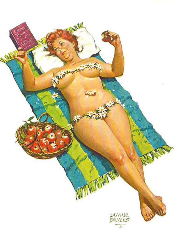 Hilda estampou calendários entre 1950 e 80