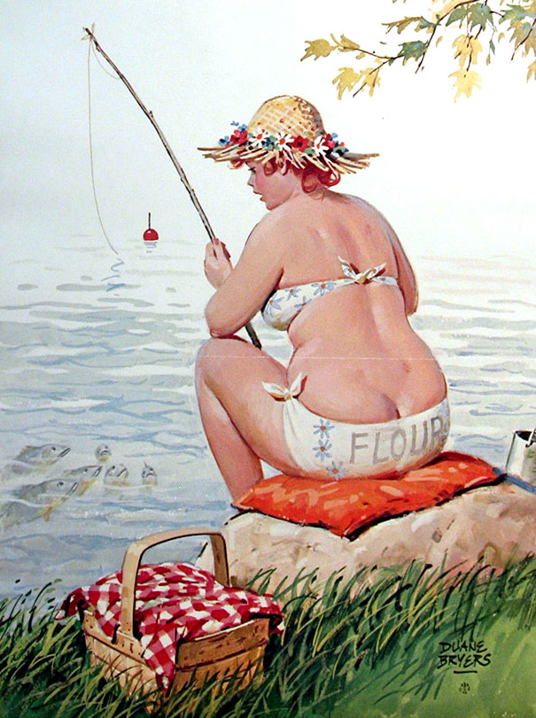 Hilda estampou calendários entre 1950 e 80