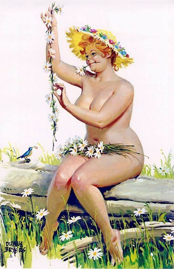 Hilda estampou calendários entre 1950 e 80