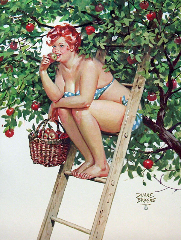 Hilda estampou calendários entre 1950 e 80