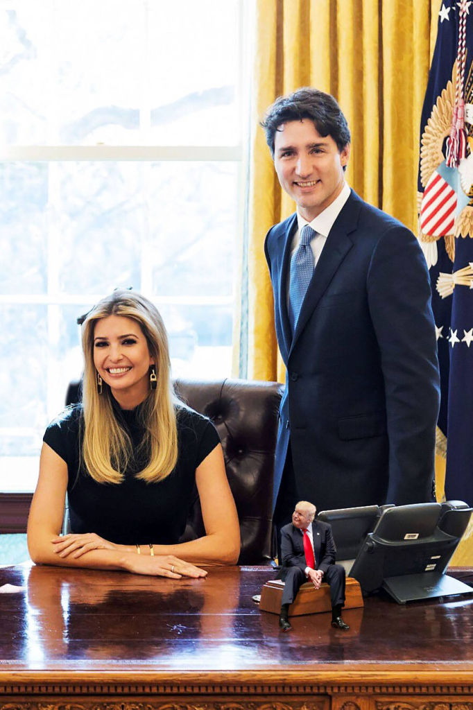 Montagens com miniaturas de Donald Trump viram febre