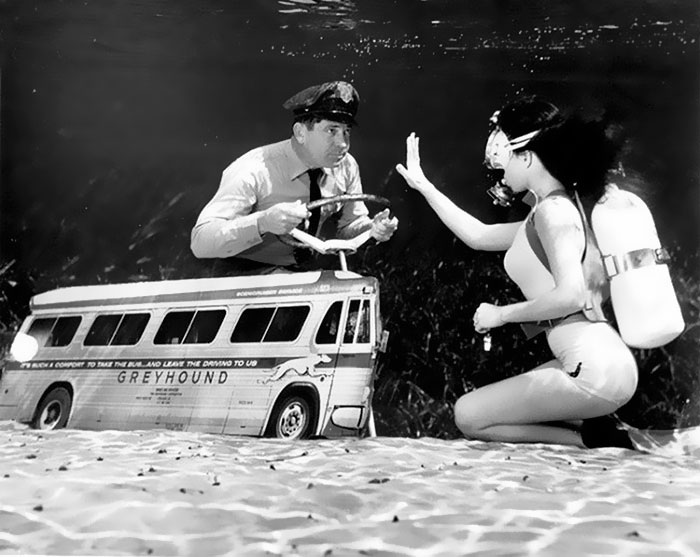 Pin-ups subaquáticas nos anos 30