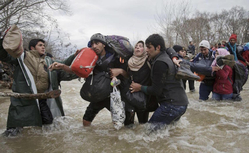 Migrante passando