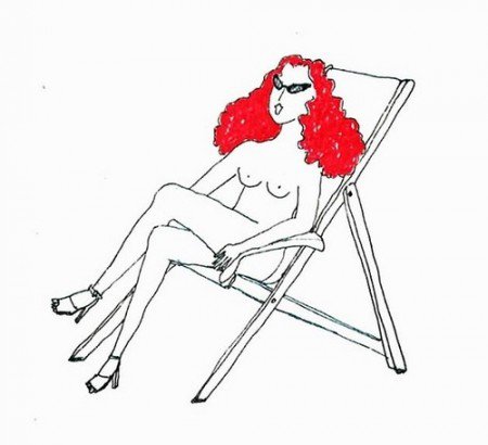 Em 2014, a diretora de criação da Vogue teve sua conta suspensa  por postar um desenho no Instagram. A imagem  é uma representação de topless