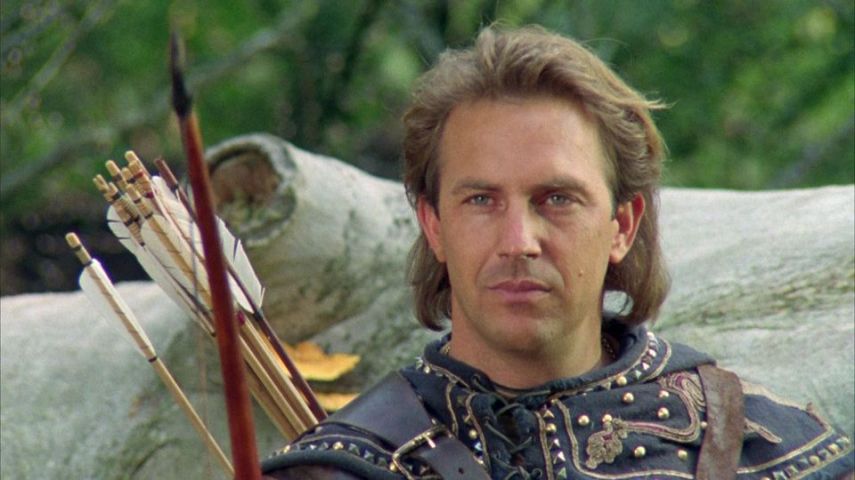 Kevin Costner em 'Robin Hood O Príncipe dos Ladrões'