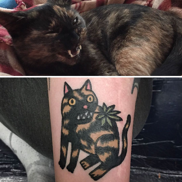 O artista sul-coreano Jiran é conhecido por transformar os animais de estimação das pessoas em tatuagens divertidas