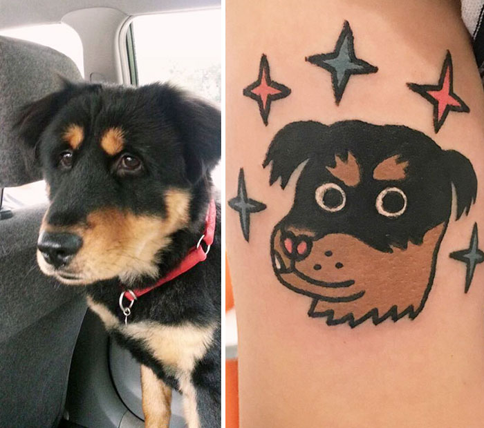 O artista sul-coreano Jiran é conhecido por transformar os animais de estimação das pessoas em tatuagens divertidas