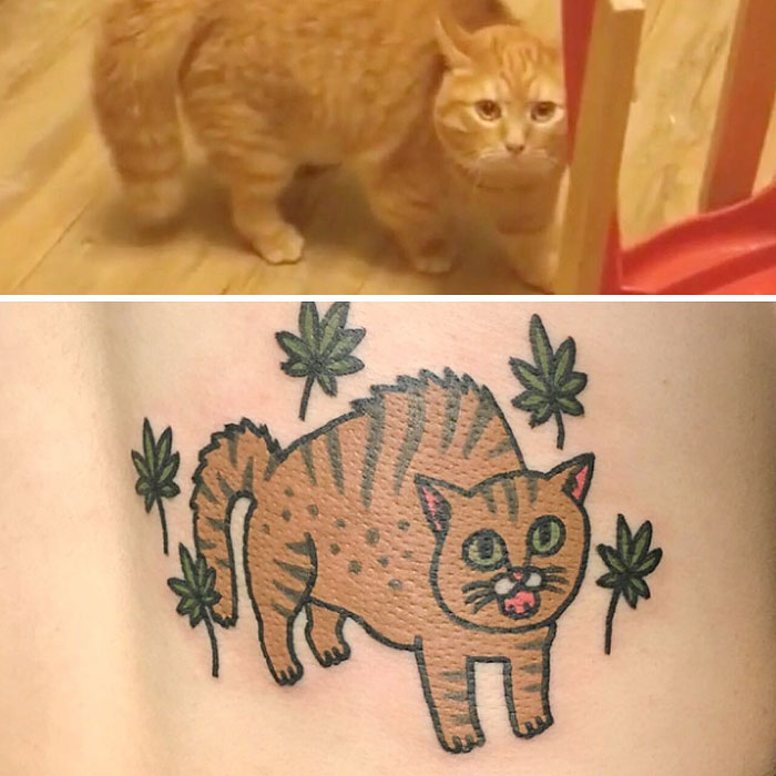 O artista sul-coreano Jiran é conhecido por transformar os animais de estimação das pessoas em tatuagens divertidas