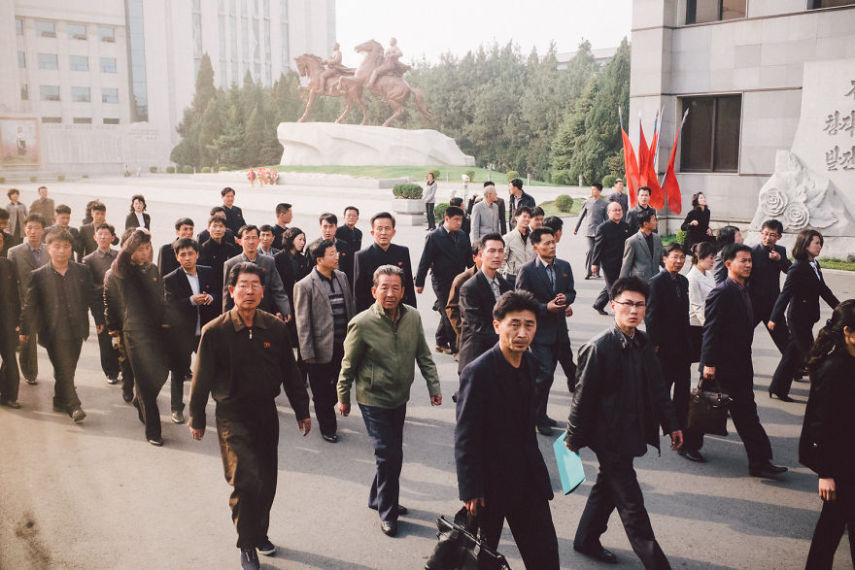 O fotógrafo Adam Badawi viajou para a Coreia do Norte em 2016