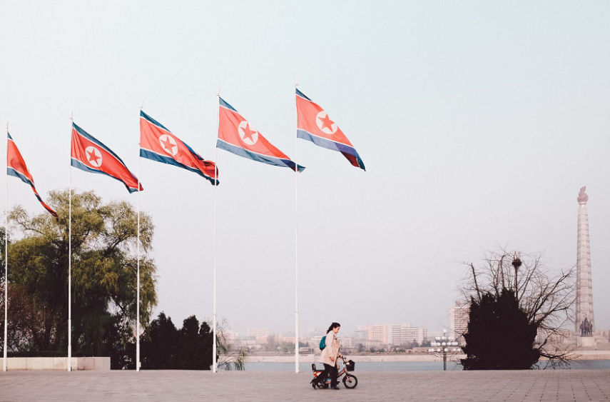 O fotógrafo Adam Badawi viajou para a Coreia do Norte em 2016