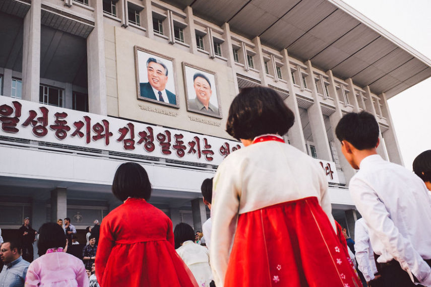 O fotógrafo Adam Badawi viajou para a Coreia do Norte em 2016