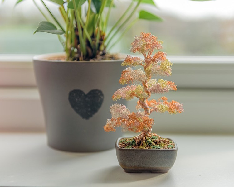 Ótima opção para quem ainda planeja ter um bonsai de verdade em casa. Trabalho incrível do artista Matthew Gollop :)