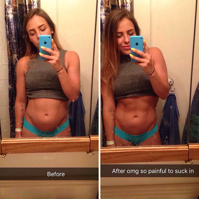 Sabe aquela barriguinha chapada? Blogueiras fitness do Instagram provam que tudo não passa de uma boa postura e um pouco de luz, na medida certa. Um viva às dobrinhas!