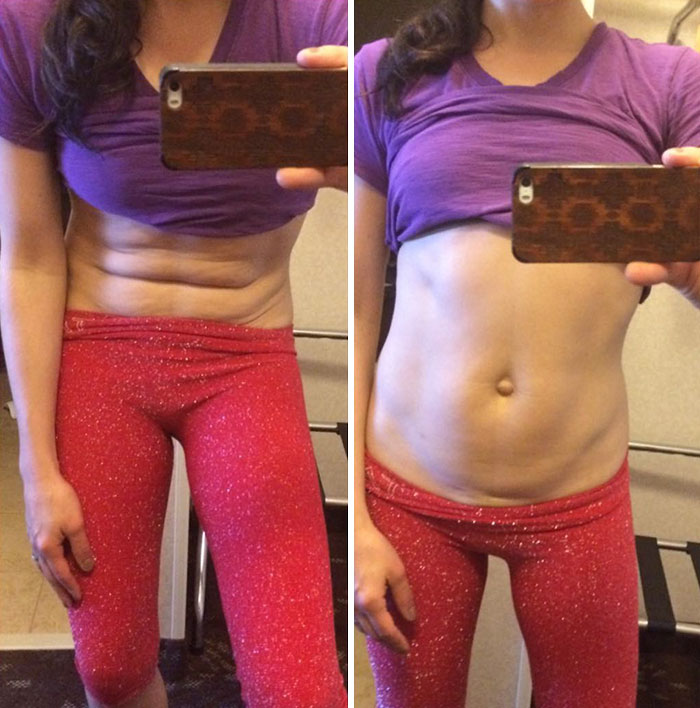 Sabe aquela barriguinha chapada? Blogueiras fitness do Instagram provam que tudo não passa de uma boa postura e um pouco de luz, na medida certa. Um viva às dobrinhas!