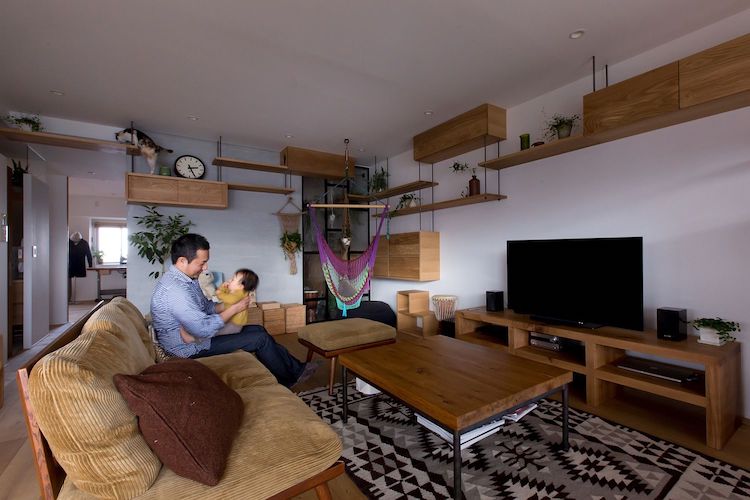 Com economia de espaço, apartamento é playground para gato