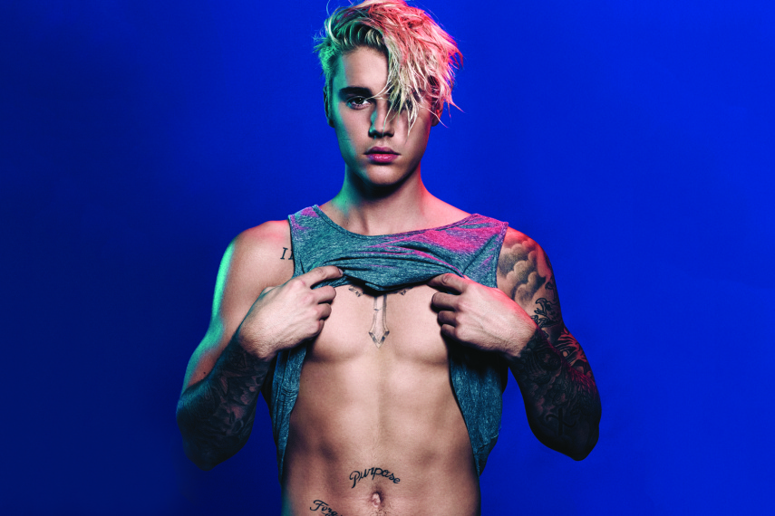 Justin Bieber, 66 kg e 1,75 m