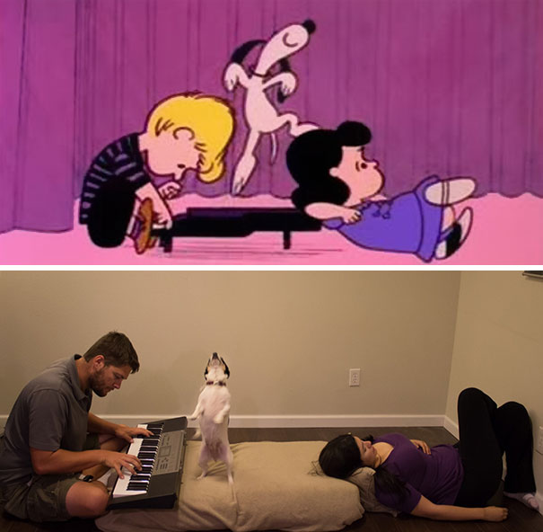 Imagens provam que vida imita a arte