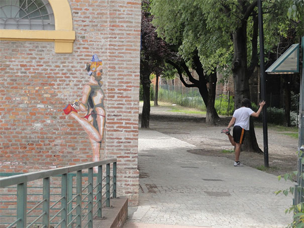Imagens provam que vida imita a arte
