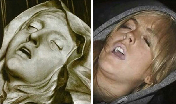 Imagens provam que vida imita a arte