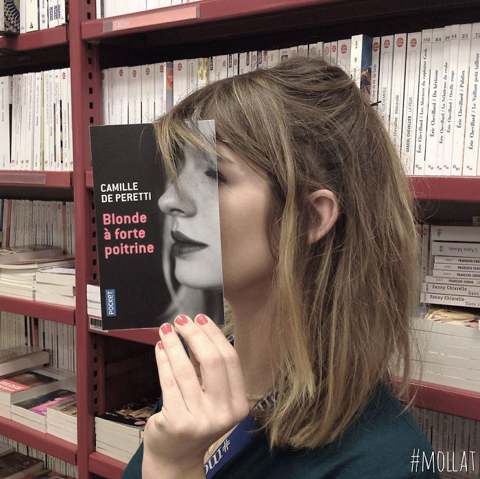 O que acontece quando funcionários de livrariam se entediam?