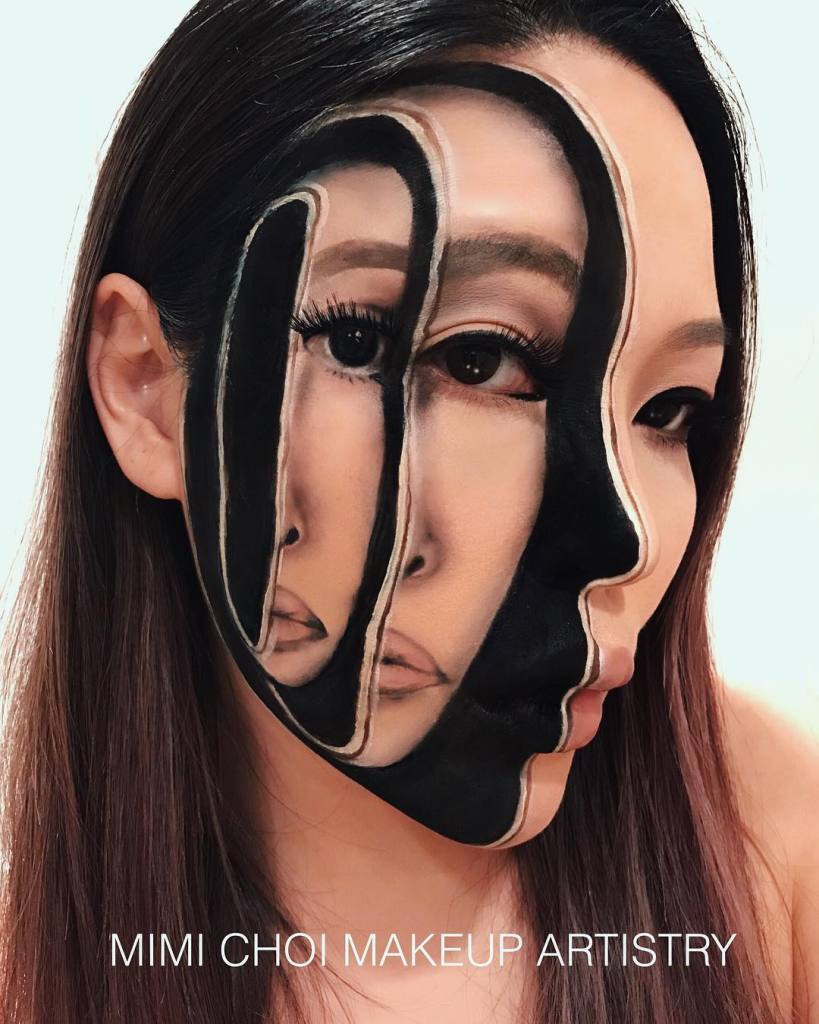 Mimi Choi arrasa na arte da maquiagem de ilusão de ótica